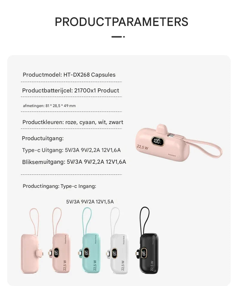 Powerbank portatile per un'autonomia della batteria di più giorni senza presa di corrente