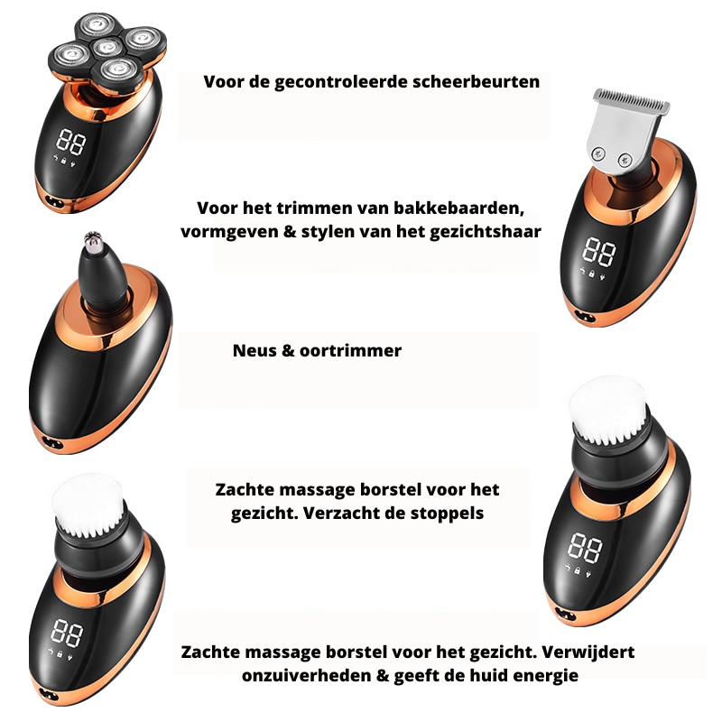 Pro Shaver | Rasoio da uomo impermeabile, potente e senza fili
