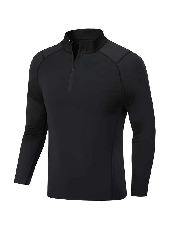 Pullover sportivo e funzionale da uomo con mezza zip