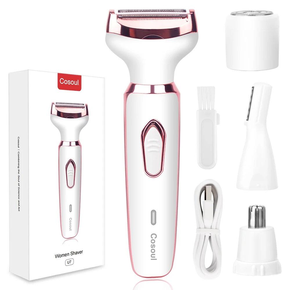 Rasoio elettrico da donna 4 in 1