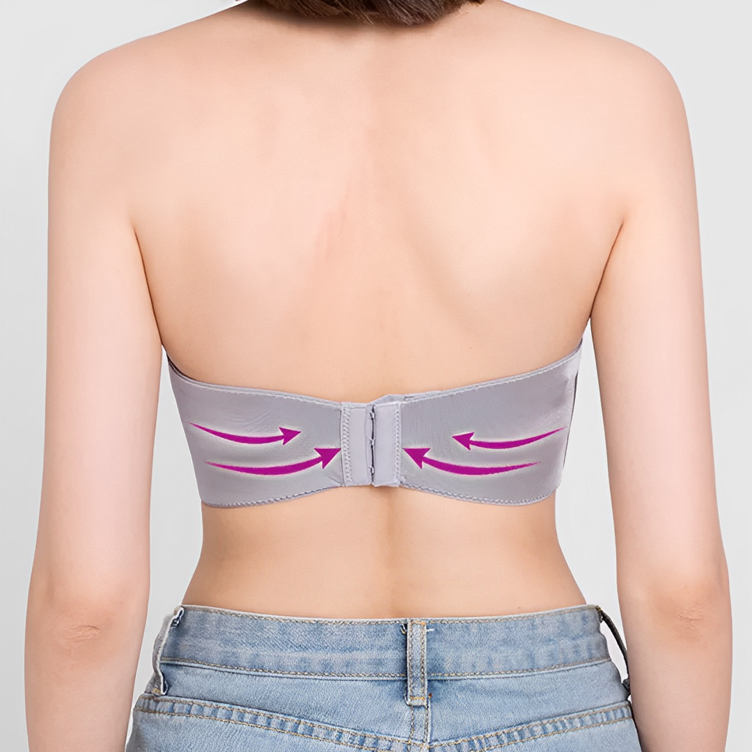 Reggiseno Push-Up Senza Spalline – Sostegno Invisibile e Comfort