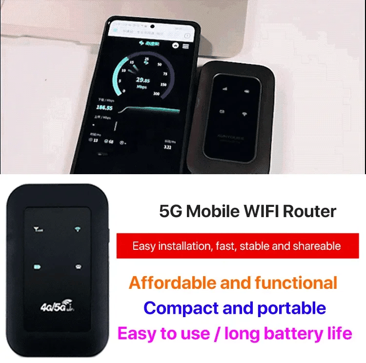Router WiFi 5G portatile – Hotspot internet wireless mobile ad alta velocità