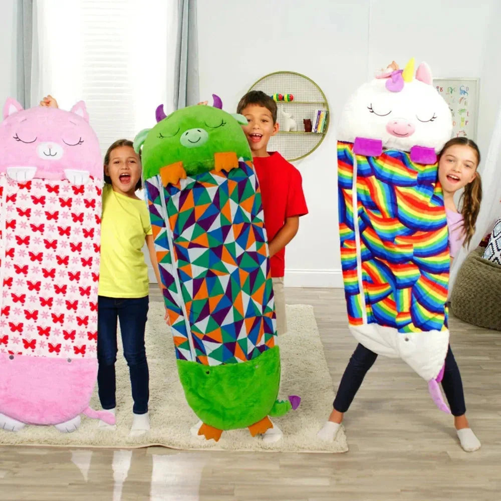 Sacco a pelo e peluche da bambini 2 in 1