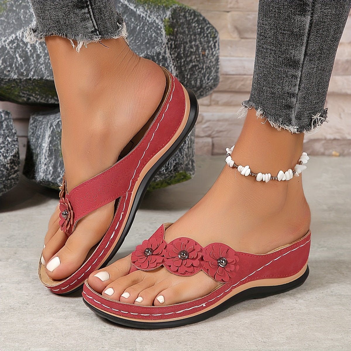 Sandali con zeppa da donna
