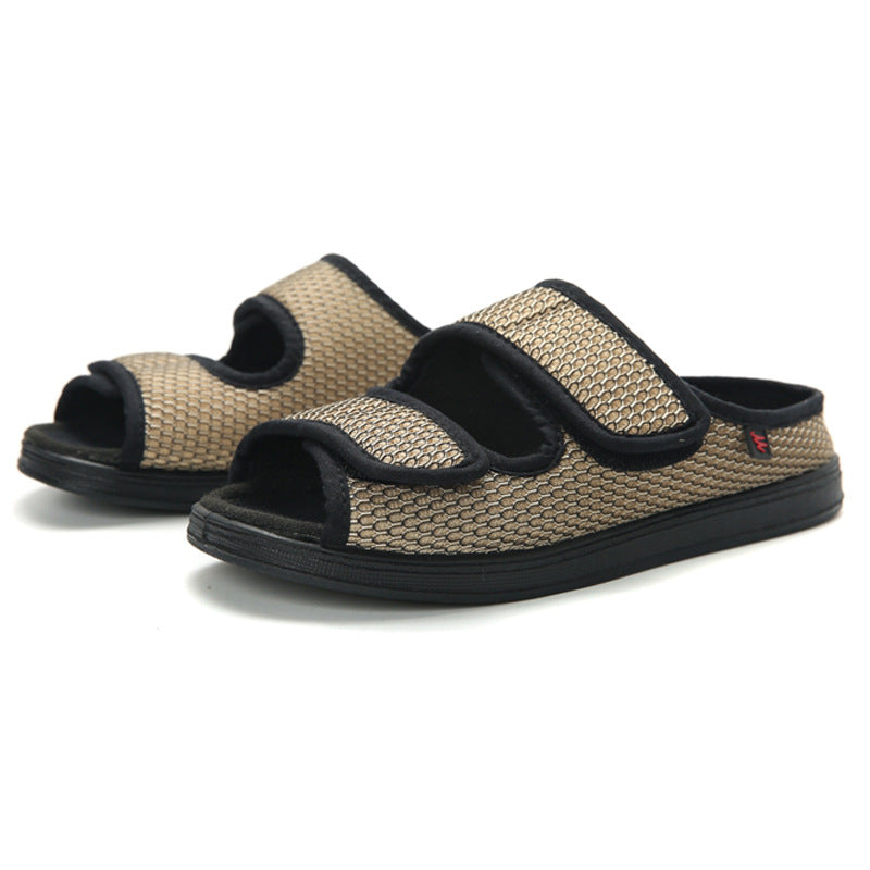 Scarpe diabetiche larghe per piedi gonfi | Comode, traspiranti e regolabili