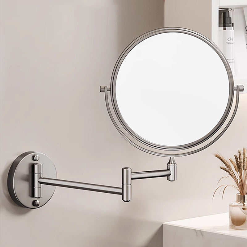 Specchio da barba da parete ricaricabile con luci LED