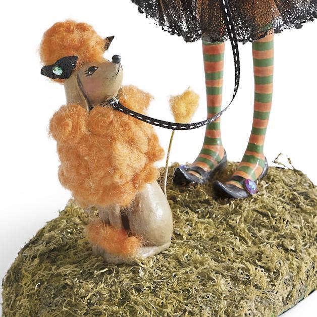 Statuetta di Halloween | Decorazione da Strega Fatta a Mano | Resina