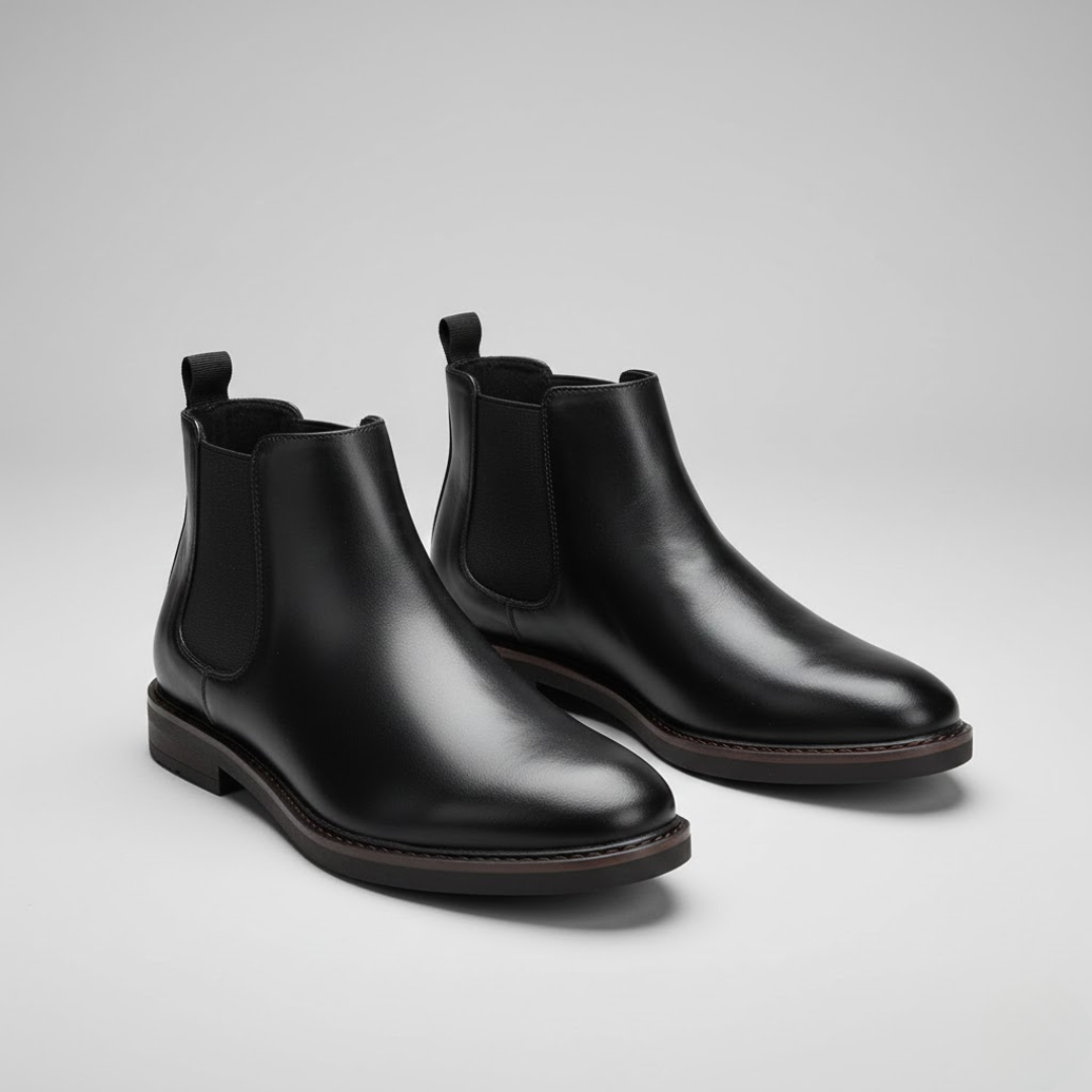 Stivaletti Chelsea Classici da Uomo con Vestibilità Moderna