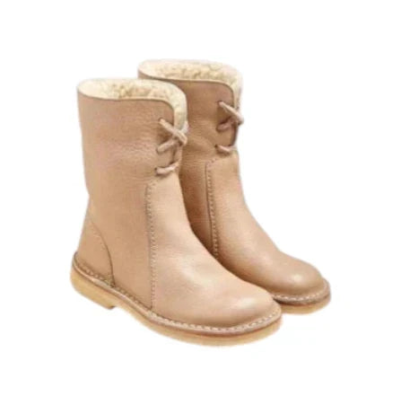 Stivaletti Impermeabili da Donna con Fodera in Lana per l'Inverno
