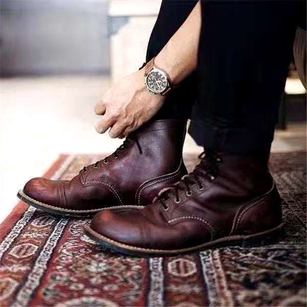 Stivali da uomo in stile vintage