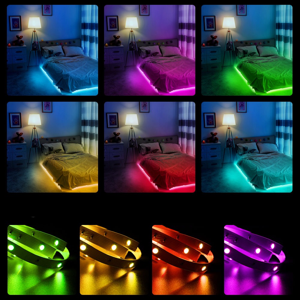 Striscia LED da 10 m con cambio colore e controllo tramite app