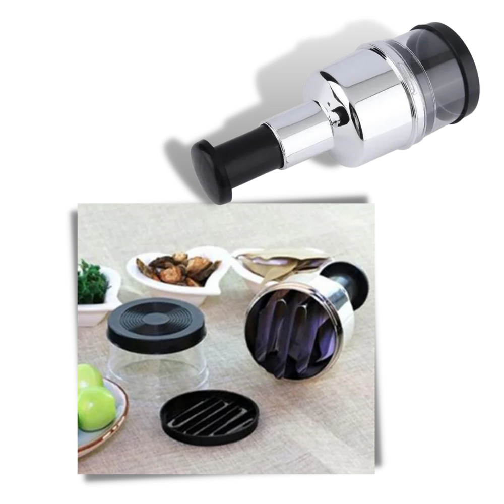 Tagliaverdure e tritaglio compatto in acciaio inox per una cucina efficiente