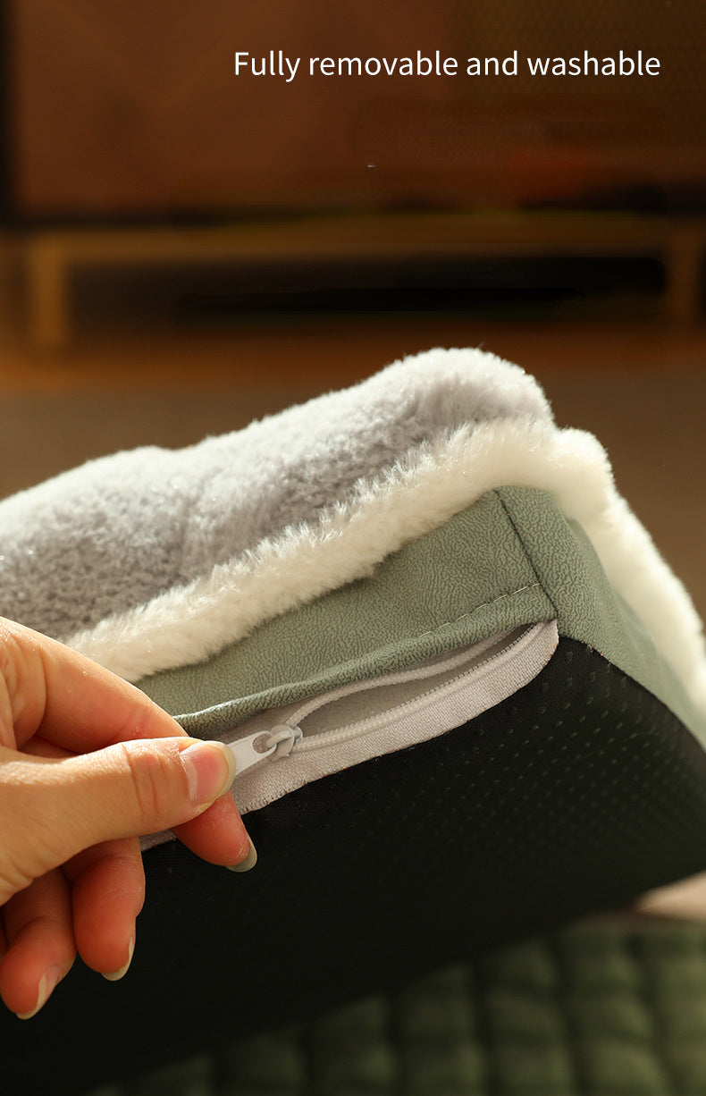 Tappetino invernale di lusso per cani – Caldo divanetto in peluche per cani di taglia piccola e media