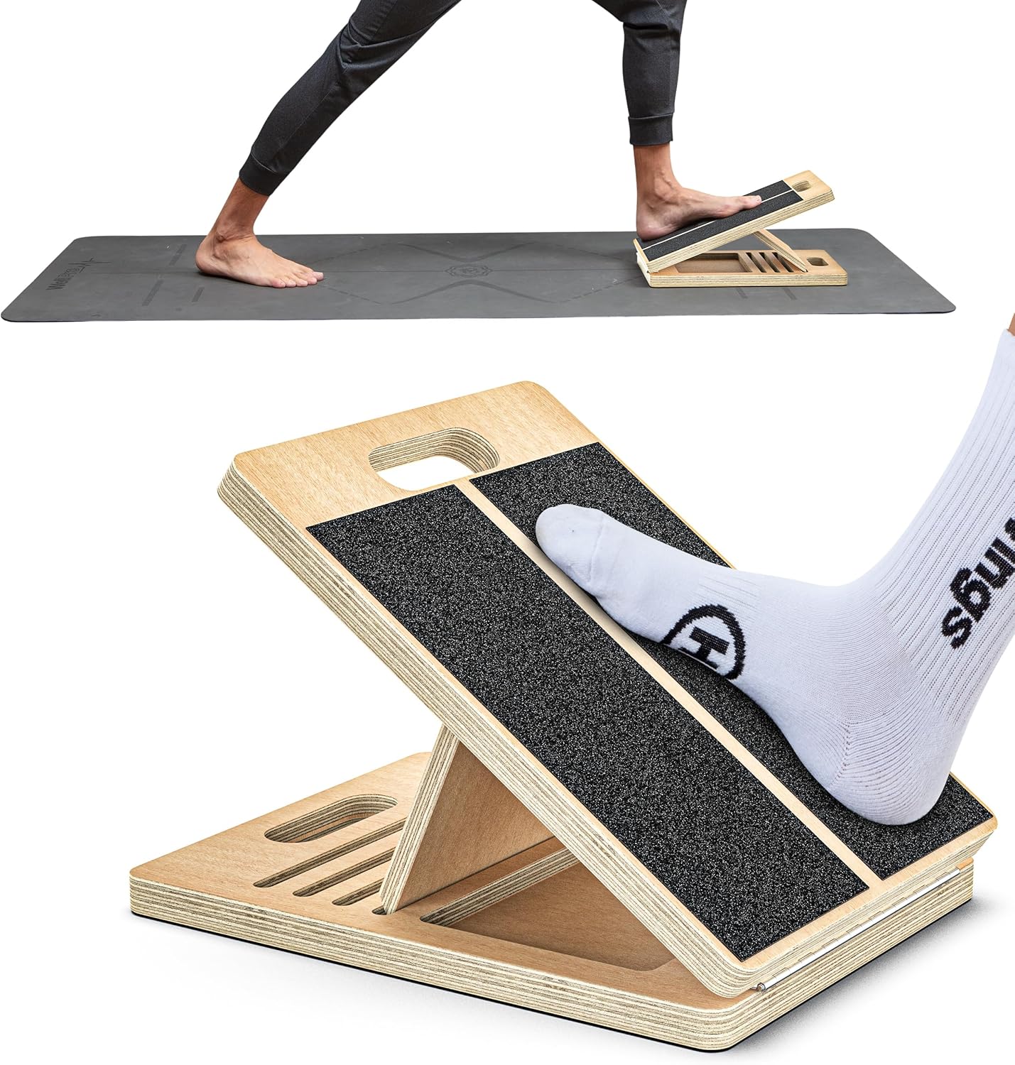 Tavola inclinata per stretching e mobilità della parte inferiore del corpo