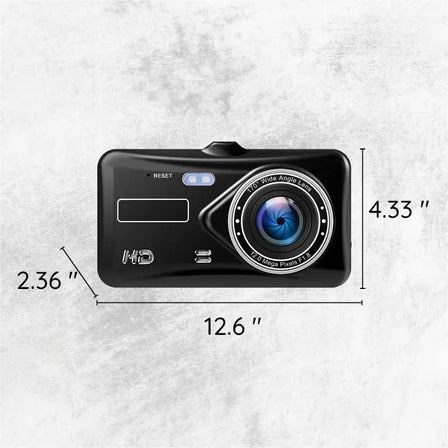 Telecamera da auto doppia wireless con visione notturna e angolo di visione di 170°