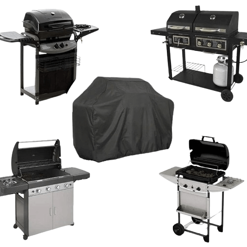 Telo di copertura protettivo per barbecue grandi e piccoli, resistente alle intemperie