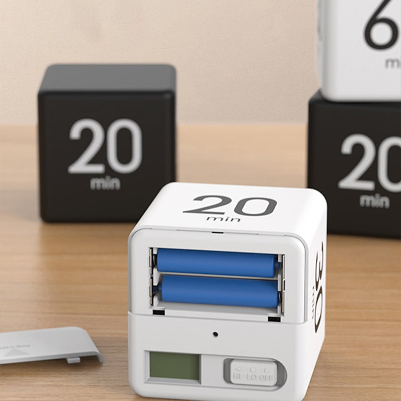 Timer a Cubo Digitale Portatile con Allarme e Conto alla Rovescia per la Produttività