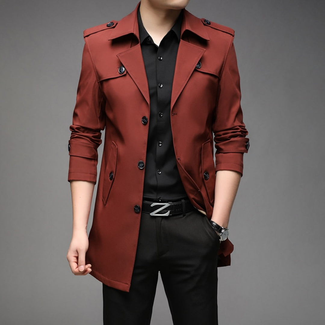 Trench Coat Leggero Monopetto