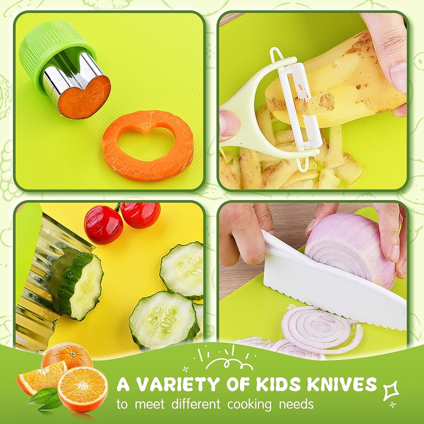 Utensili da Cucina Montessori (Set da 13 Pezzi)