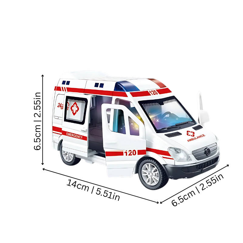 Veicolo di soccorso giocattolo per bambini per gioco Creativo