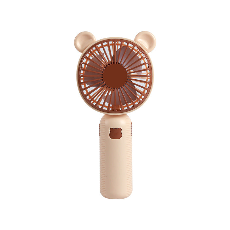 Ventilatore portatile tascabile unisex con grazioso design a orsetto