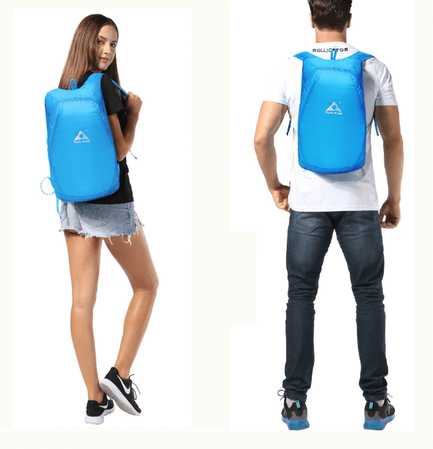 Zaino leggero pieghevole resistente all'acqua unisex – borsa da viaggio 20 l