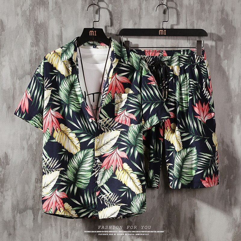 Abbigliamento da spiaggia – Completo estivo e allegro da uomo
