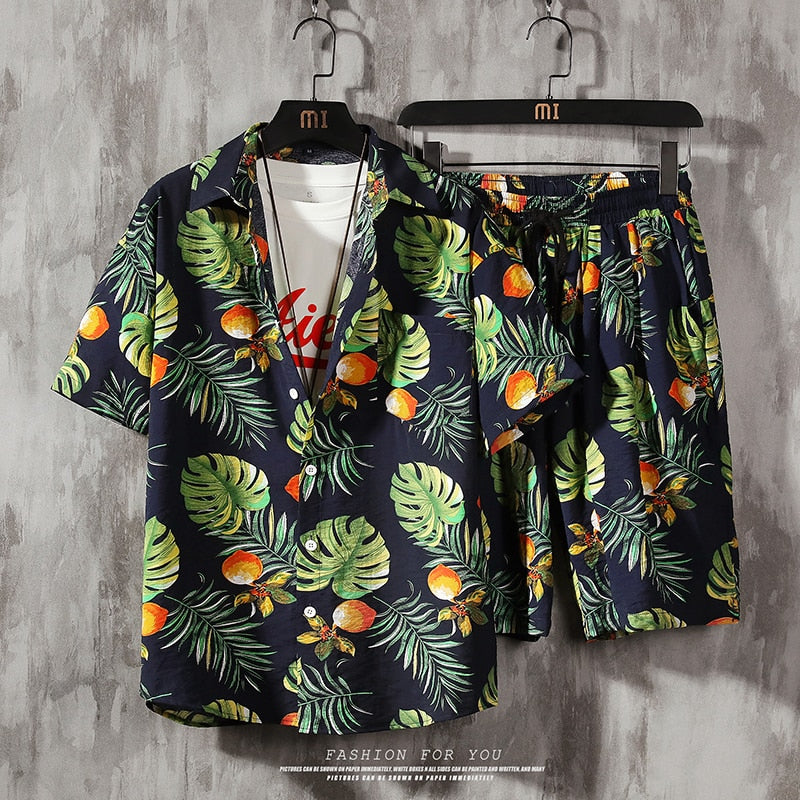 Abbigliamento da spiaggia – Completo estivo e allegro da uomo