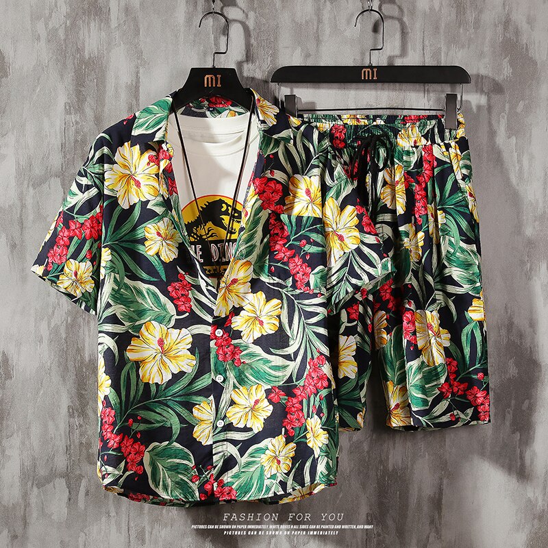 Abbigliamento da spiaggia – Completo estivo e allegro da uomo