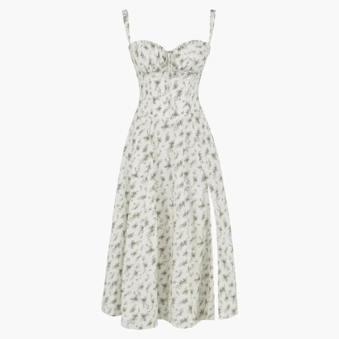 Abiti da Donna Eleganti e Leggeri a Fantasia Floreale con Spalle Scoperte