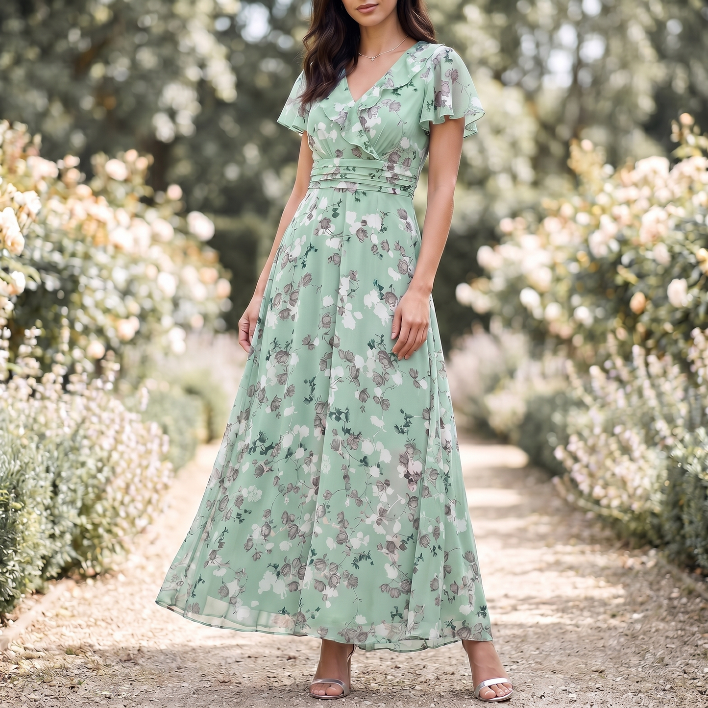 Abiti midi eleganti da donna | Abbigliamento formale comodo che valorizza la figura