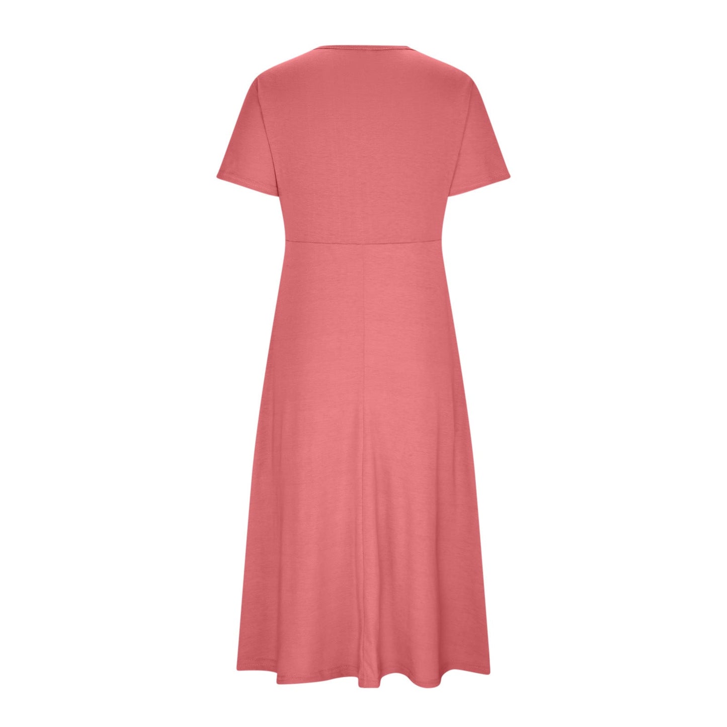 Abitino midi da donna a linea ad A con scollo a V