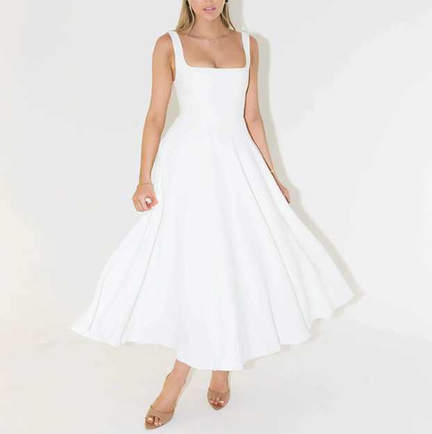 Abito midi floreale elegante