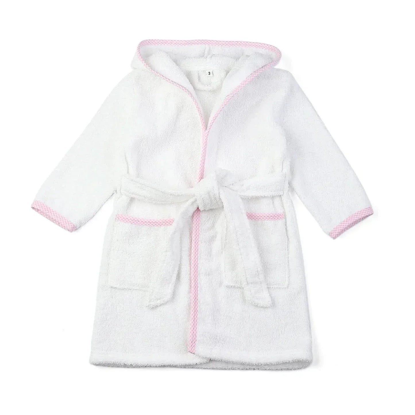 Accappatoio da bambino in cotone con cappuccio per un comfort rilassante