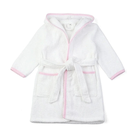 Accappatoio da bambino in cotone con cappuccio per un comfort rilassante