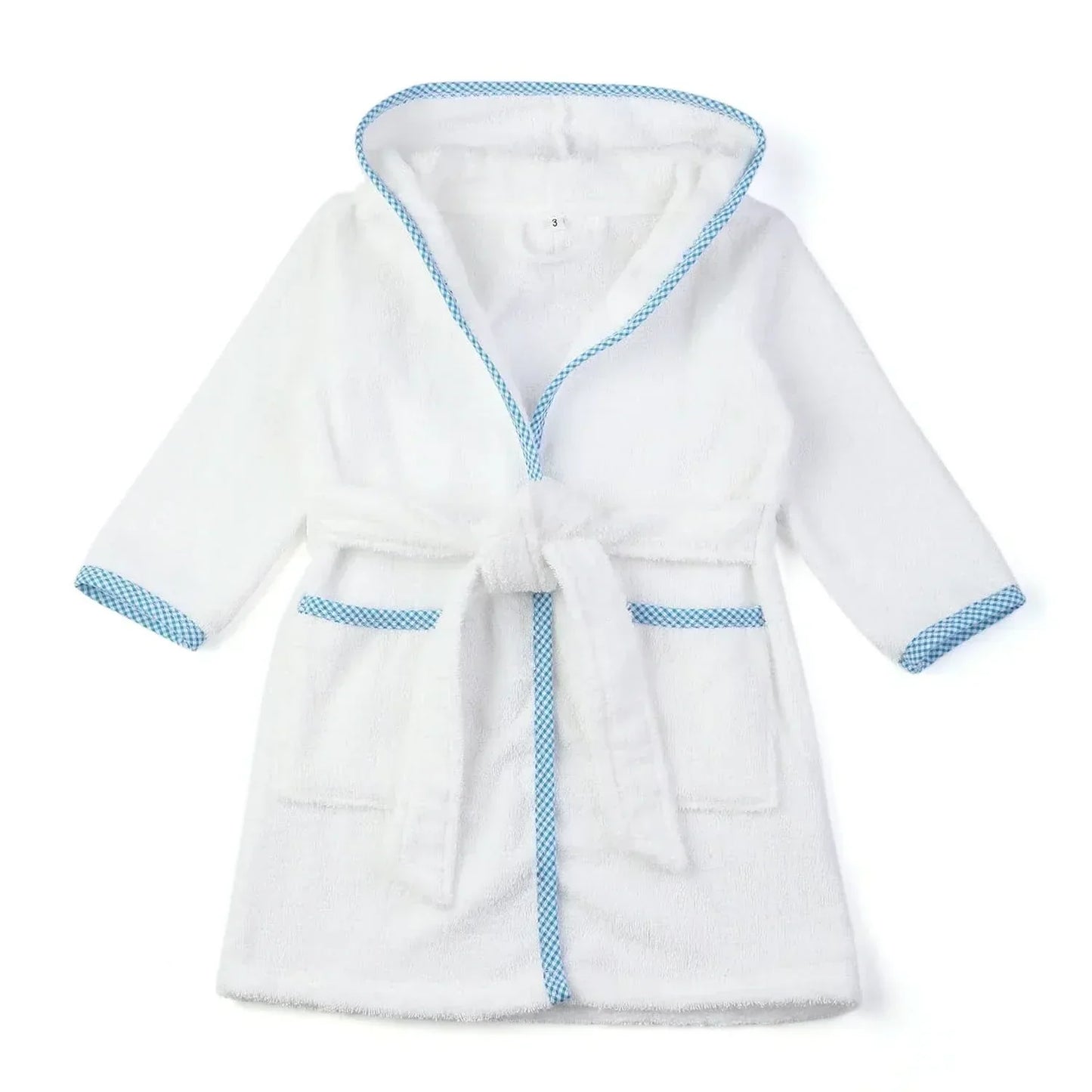 Accappatoio da bambino in cotone con cappuccio per un comfort rilassante