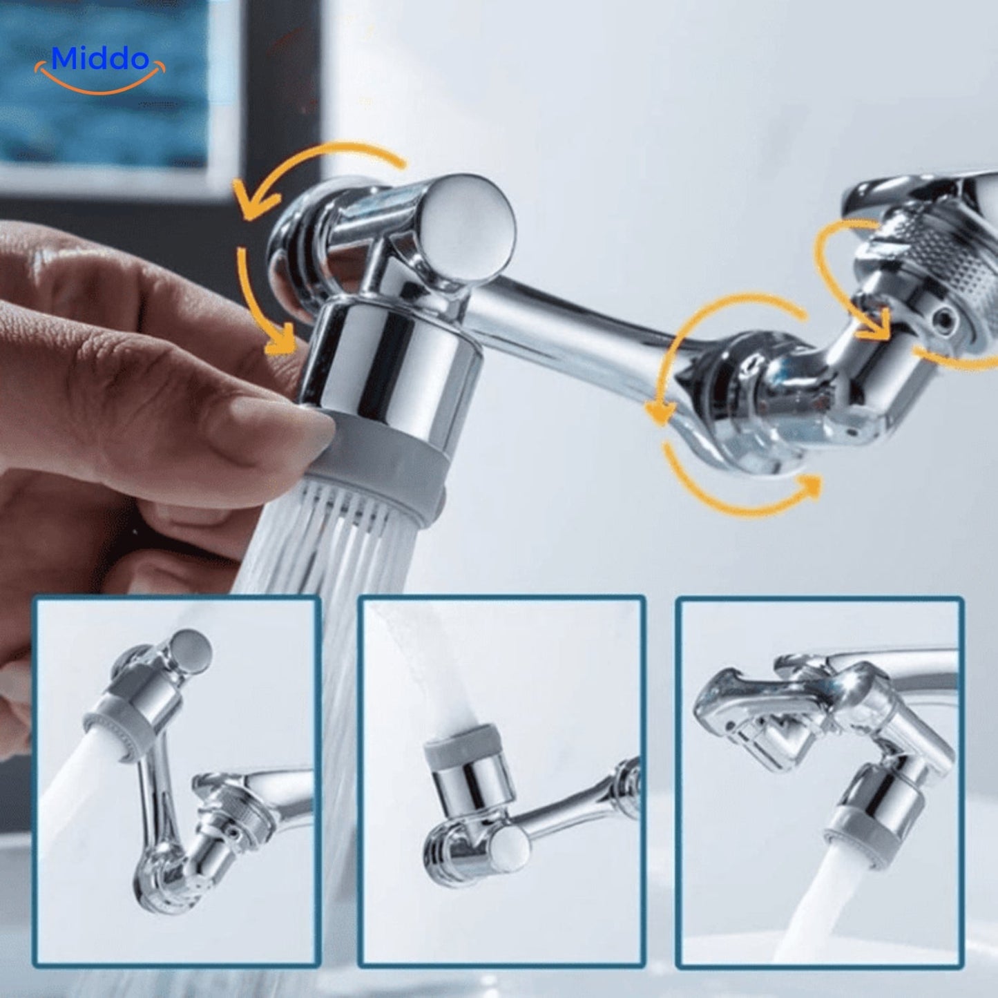 Adattatore per Rubinetto Girevole a 1080°