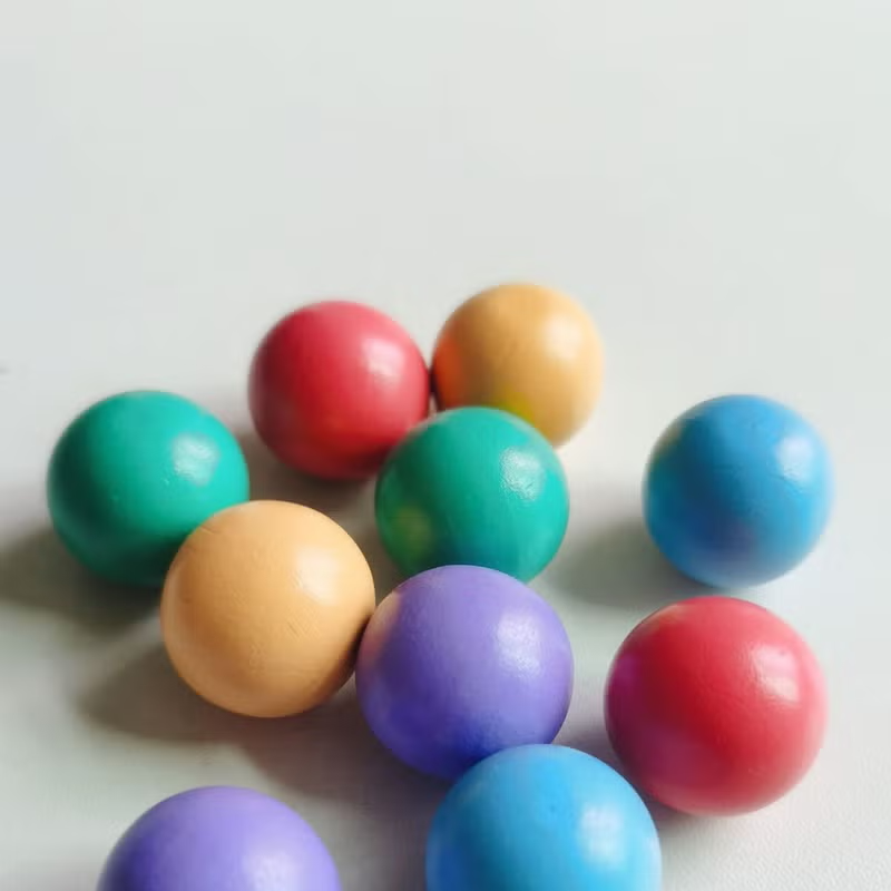 Albero musicale di legno con Biglie Arcobaleno - Gioco Interattivo per Bambini