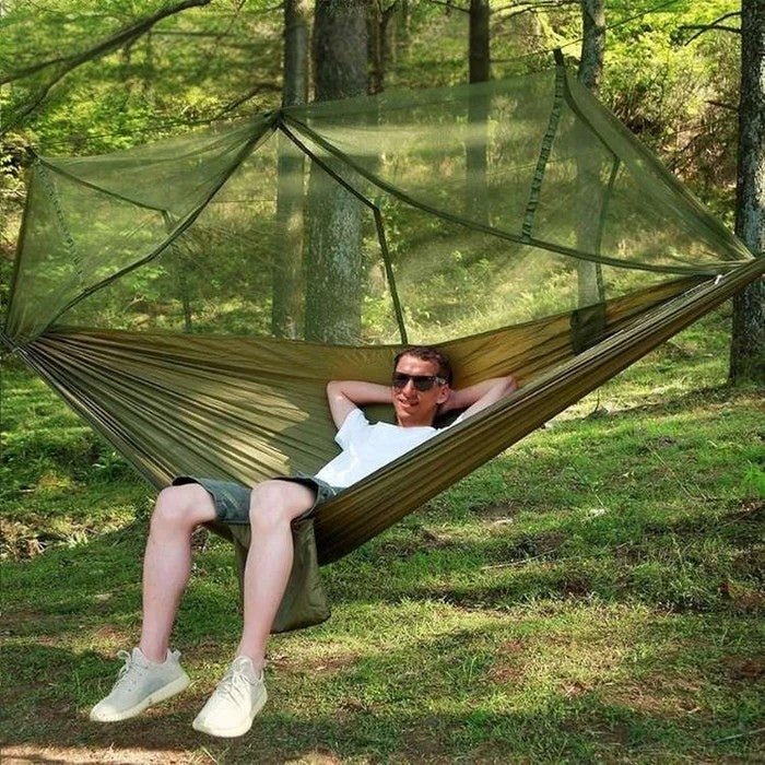 Amaca Portatile da Camping per Esterno con Zanzariera