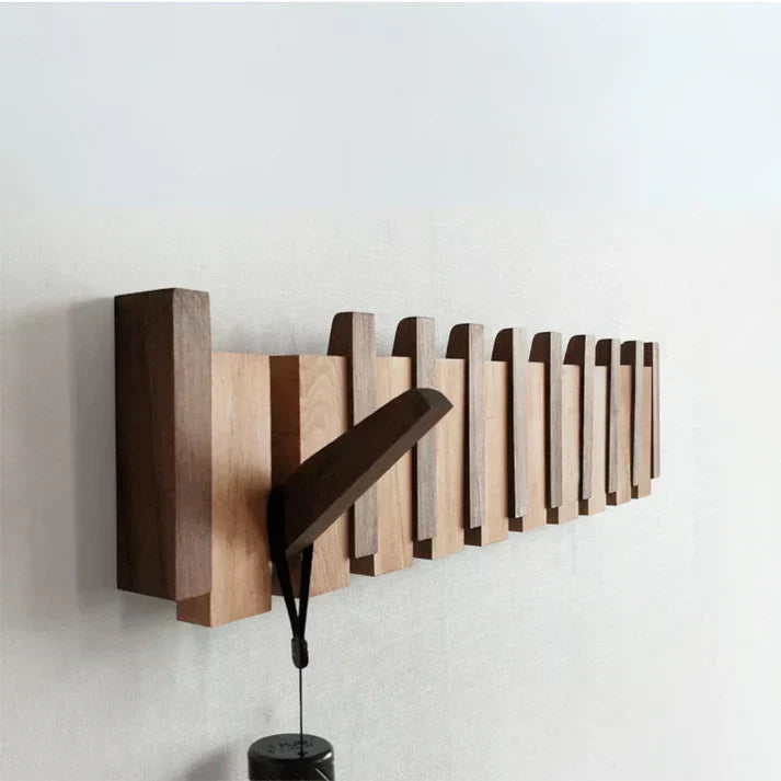 Appendiabiti da Parete a Forma di Pianoforte in Legno di Alta Qualità