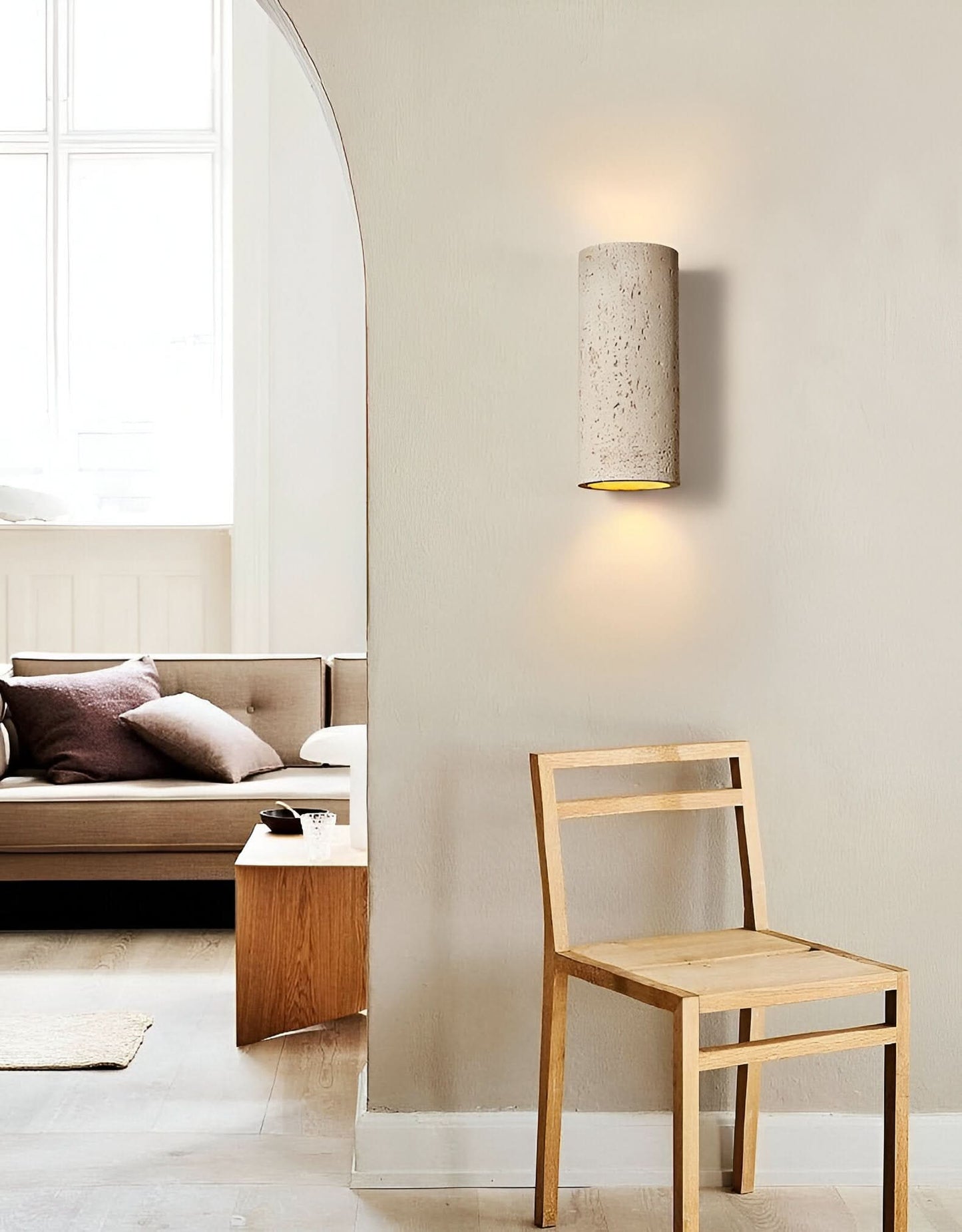 Applique a LED cilindrica – Set da 2