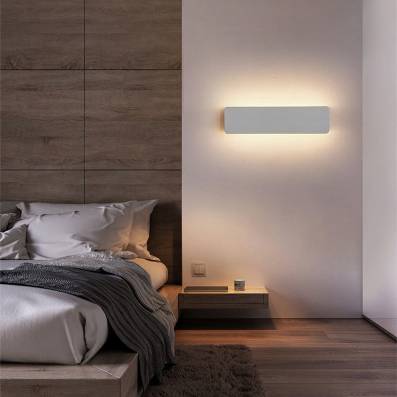 Applique a LED da interno orientabile in metallo, bianca