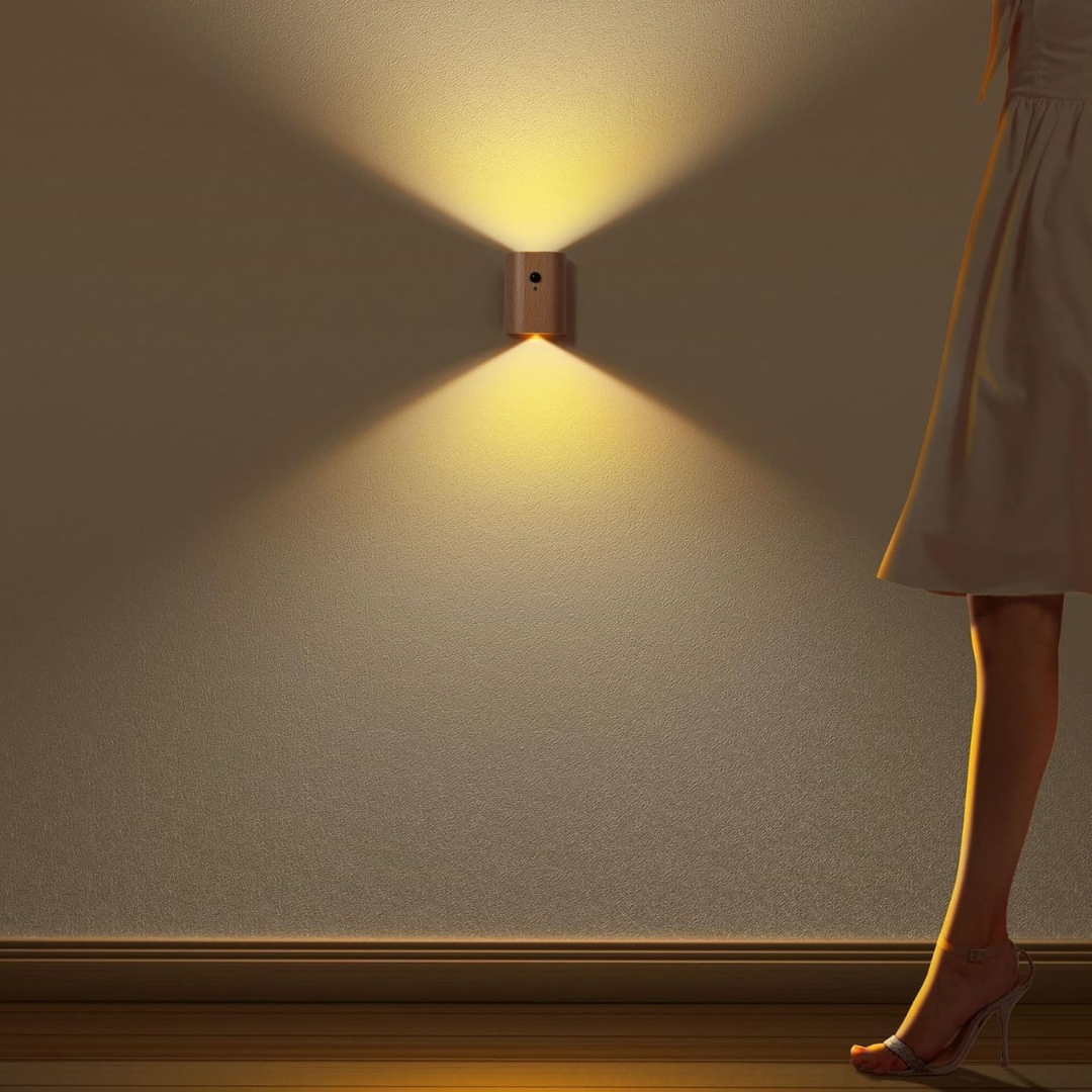 Applique a LED ricaricabile con sensore di movimento – Luce calda