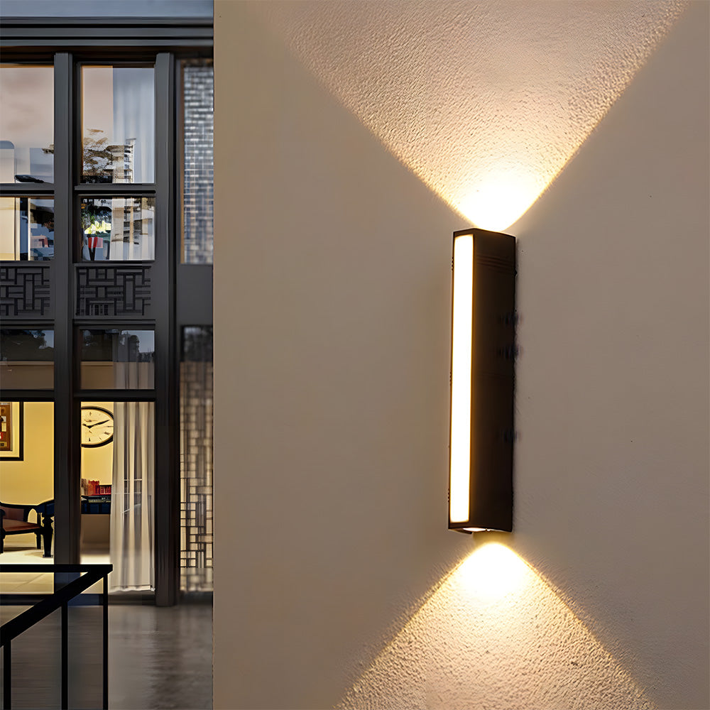 Applique da Parete a LED per Esterni Tubolare Minimalista