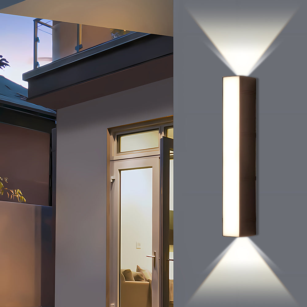 Applique da Parete a LED per Esterni Tubolare Minimalista