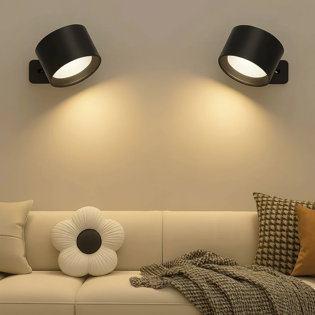 Applique da Parete a LED Ricaricabile, Magnetica e Regolabile