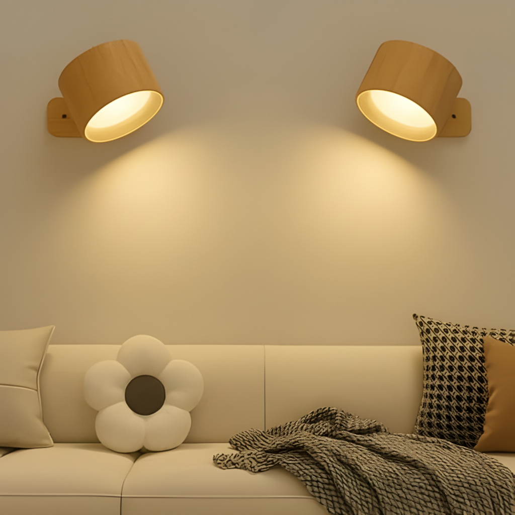 Applique da Parete a LED Ricaricabile, Magnetica e Regolabile