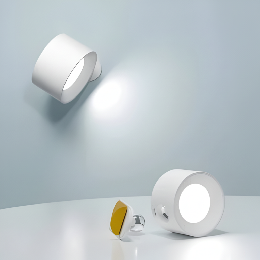 Applique da Parete a LED Ricaricabile, Magnetica e Regolabile