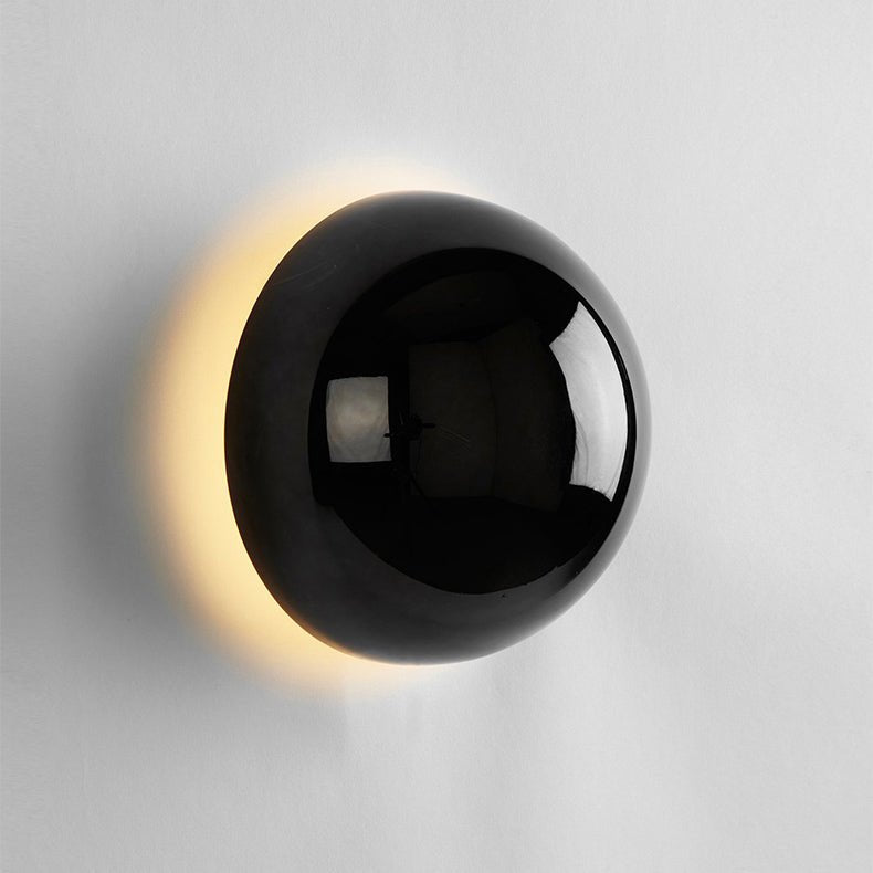 Applique da Parete Bauhaus Eclipse | Lampada Artistica Moderna con Finitura Dorata