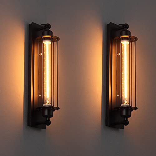 Applique da parete industriale retrò E27 | Lampada da parete classica dal design moderno a LED per decorazione domestica